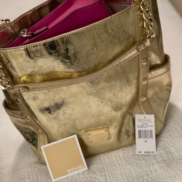 Michael Kors Gold Tote - Picture 3 of 6